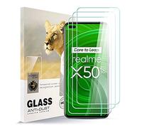 AYSOW Protecteur d'écran en Verre trempé pour REALME X50 Pro Premium en Verre trempé de 0.3mm 9H de dureté 2.5D, Anti-Rayures, sans Bulles 3 pièces