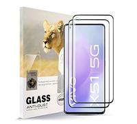 AYSOW Protecteur d'écran en Verre trempé pour Vivo X51 5G Premium en Verre trempé de 0.2mm 9H de dureté 2.5D, Anti-Rayures, sans Bulles 2 pièces