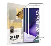 AYSOW Protecteur d'écran pour Samsung Note 20 Ultra 5G HD Film de Verre en Acier Résistant aux Empreintes Digitales, Facile à Monter, Dureté 9H Protecteur de verre pour Samsung Note 20 Ultra 5G[2Pack]