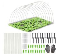 AYSYR Lot de 106 supports pour plantes, serres tunnels, arcs de tunnel pour serre, arcs de tunnel pour plate-bande surélevée pour ligne de jardin, arcs de tunnel de jardin pour plantes