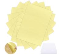 AYSYR Lot de 32 films adhésifs ultra adhésifs transparents pour puzzles solides, format A5 avec raclette, colle pour puzzle idéale pour 8 000 pièces