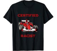 AYTAPUGE Certified Racist Racer Boost Speedster Certified Race T-Shirt Black M