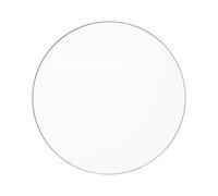 AYTM Miroir Circum Ø 70cm transparent, taupe H 2cm x Ø 70cm