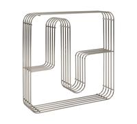AYTM Étagère murale Curva carrée Argent