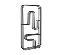 AYTM Étagère murale Curva rectangulaire Noir