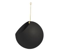 AYTM GLOBE Pot de Fleurs Suspendu 28 cm Noir