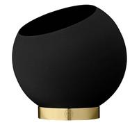 AYTM Pot de fleurs Globe - Hauteur/Ø 15,4 x 17 cm - noir