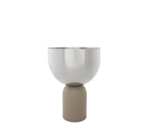AYTM TORUS Cache-pot 17 cm Argent/Taupe
