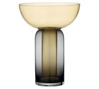 AYTM TORUS Vase H33 Noir/ Ambre
