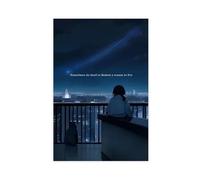 AYTREDF Poster sur toile avec citations inspirantes « Sometimes Its Hard to Findout A Reason to Live » - Décoration pour chambre à coucher, bureau, chambre - Cadeau - 60 x 90 cm