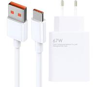 Ayu-67w Chargeur Rapide Pour Xiaomi Avec Câble Usb C 2m, Charger Adaptateur Secteur Pour Xiaomi 14 13t/13/13 Pro/12/12 Pro/11/10/Redmi Note 13/13 Pro/12/12 Pro/11/11 Pro/10/9/ Poco/F5/F5/Pro/X6/X5/X4