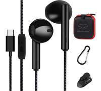 AYU-¿¿couteurs Intra-Auriculaires Filaires,USB Type C Ecouteurs Haute Qualit¿¿ Audio avec Micro,pour Samsung A54/A53/S23/S22/S21/S20/S20FE,Huawei P40/P30,Xiaomi 13,Google Pixel,OnePlus 9T,pour iPad P