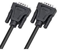 AYU-DTECH Câble série DB9 vers DB9 RS232 mâle vers mâle zéro modem croisé TX RX pour communication de données (5 m, noir)