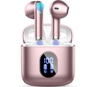 AYU-Ecouteurs Bluetooth sans Fil, Écouteurs Bluetooth 5.4 avec HiFi Stéréo Basses Casque, 30H Récréation, 4 ENC Réduction de Bruit Mic, Oreillette Bluetooth Sport IP7 Étanche, Écran LED, pour iOS And