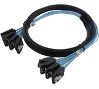 AYU-High Speed 6Gbps Sata3 III SAS Câble for Server 4pcs/set 0.5m