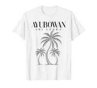 Ayubowan Sri Lanka Tee Coconut Souvenir Art T-Shirt