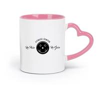 AYUEHBN céramique Café et boissons chaudes Centre de fitness Gymnastique Phrase sportive « No Pain No Gain » （11oz/320ml） Idéal pour la maison et le bureau Rose
