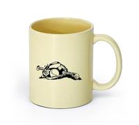 AYUEHBN céramique Grandes tasses à thé, café et chocolat chaud Gant de baseball, batte, garçon, sports （11oz/320ml） Pour thé, café et boissons chaudes Beige