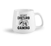 AYUEHBN Fruta de cerámica Tazas de café de gres con asa Frase de juego No molestar Joystick Video de jugador （14oz/400ml） Ideal para el hogar, la oficina, cafeterías, ideas de regalo