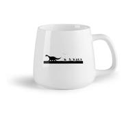 AYUEHBN Tazas de Café, Té y Café Caza de animales Gente primitiva Lanzas Dinosaurio （14oz/400ml） Regalo divertido para amantes del café, mejores amigos del trabajo, compañeros de trabajo y amigos