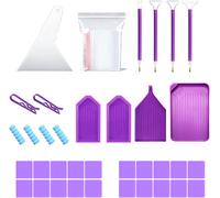 Ayuhr-Outils De Peinture Diamant,55 Pcs Accessoires De Diamond Paintingdiamond Painting Accessoires