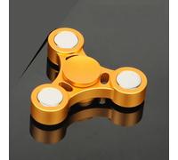 AYUNJIE Anti-anxiété Fidget Spinner, Jouets À Main Qui Fuient, Jouet Sensoriel De Bureau Cinétique, Rotation des Doigts en Métal pour Adultes Et Enfants (Or)