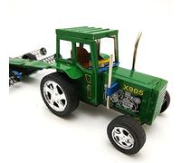 AYUNJIE Enfants Liquidation Jouet Ms470 Inertie Tracteur Étain Jouet Photographie Accessoire Vintage Enfants Cadeau pour Garçons Filles Interaction Parent-Enfant