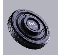 AYUNJIE Fidgets Toy en Acier Inoxydable Métal Hand Spinner EDC Réducteur, Anti-anxiété Finger Spinner Soulagement du Stress Sensoriel Tdah, Cadeau pour Enfants Et Adultes (Noir)