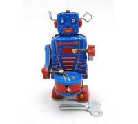 AYUNJIE Liquidation Jouet Ms514 Tambour Robot Étain Jouet Créatif Vintage À Collectionner Enfants Cadeau pour Garçons Filles Interaction Parent-Enfant