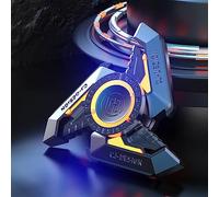 AYUNJIE Metal Finger Hand Spinners Jouets Sensoriels avec Lumière Lumineuse, Jouet Fidget Hand Spinners, Cadeaux De Fidget Spinner Sensoriels Autistes pour Adultes Et Enfants (B)