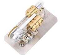 AYUNJIE Modèle de Moteur de Moteur Stirling, Mini Moteur de modèle Physique pour Enfants à LED, pour l'apprentissage des Sciences et l'enseignement de la Physique