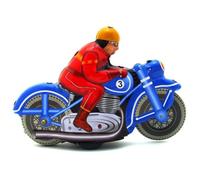 AYUNJIE Rétro Liquidation Jouet Ms395 Moto en Étain Thème Nostalgique Jouet en Étain Personnalité Décoration Vintage À Collectionner Enfants Cadeau pour Garçons Filles