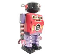 AYUNJIE Retro Wind Up Toy Iron Dark Robot God Robot Objets De Collection pour Adultes Cadeaux Créatifs Artisanat en Fer Jouets en Étain Cadeau De Collection Vintage