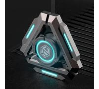 AYUNJIE Stress Anxiété Gyro Tdah Soulagement des Doigts en Métal Spinners Jouets Sensoriels avec Lumière Lumineuse, Cadeaux De Spinners Sensoriels pour Adultes Et Enfants (C,Bleu)