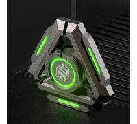 AYUNJIE Stress Anxiété Gyro Tdah Soulagement des Doigts en Métal Spinners Jouets Sensoriels avec Lumière Lumineuse, Cadeaux De Spinners Sensoriels pour Adultes Et Enfants (C,Vert)