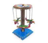 AYUNJIE Tin Toy Mm089 Avion Rotatif Liquidation Jouet Fer Nostalgique Vintage À Collectionner Enfants Cadeau pour Garçons Filles Interaction Parent-Enfant