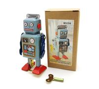 AYUNJIE Travailleur Robot Jouet Ms294 Étain Liquidation Jouet Thème Nostalgique Créatif Enfants Cadeau pour Garçons Filles Interaction Parent-Enfant