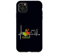 Ayurveda My Heartbeat EKG Homéopathie Ayurvédique Drôle Yoga Coque pour iPhone 11 Pro Max