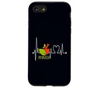 Ayurveda My Heartbeat EKG Homéopathie Ayurvédique Drôle Yoga Coque pour iPhone SE (2020) / 7/8