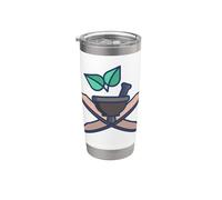 Ayurveda, science, vie, art de guérison indien, médecine, dosha Gobelet isotherme en acier inoxydable double paroi