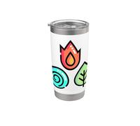 Ayurveda, science, vie, art de guérison indien, médecine, dosha Gobelet isotherme en acier inoxydable double paroi