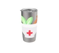 Ayurveda, science, vie, art de guérison indien, médecine, dosha Gobelet isotherme en acier inoxydable double paroi