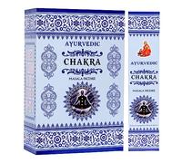ayurvédique : Chakra Bâtonnets d'encens Senteur Masala | Boîte DE 12 Paquets DE 15 bâtons d'chaque | Total 180 clés | Premium Qualité