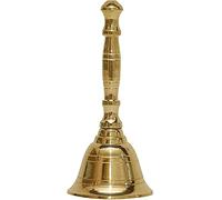 AYUSHNAIK Ghanti en laiton pour Pooja et autres rituels | Cloche en laiton pur pour prières de maison et de temple | Cloche Puja Mandir pour Arti | Article Puja traditionnel | Cloche Pooja Mandir