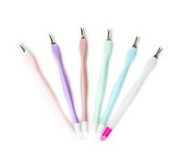 AYV 6 Pièces Coupe Cuticule Ongle,Cuticle Remover,Pousse Cuticule Ongle,Cuticules Trimmer Pusher,Double Tête Pousseurs Cuticulaires,Nail Art Fourche,Pour Manucure,Pédicure