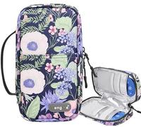 AYVANBER Grand sac isotherme de voyage avec 2 blocs de glace réutilisables pour stylos à insuline pendant les voyages et autres fournitures, Boule de fleurs, Classique