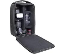 AYVANBER Housse de protection spacieuse pour appareil photo reflex numérique, étanche, résistante aux chocs, avec doublure rembourrée épaisse pour appareil photo Sony Canon, Nikon et accessoires