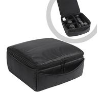 AYVANBER Sac de transport résistant à l'eau pour appareil photo reflex numérique, haute capacité, résistant aux chocs et étanche, version améliorée et étui de transport pour objectif (noir), Noir ,