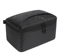 AYVANBER Sacoche étanche pour appareil photo reflex numérique Canon Nikon Sony et accessoires, Noir , S, Carreaux doux