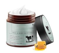 AYVROUP Suif de Bœuf pour les Soins de la Peau,Beef Tallow for Skin,Baume au Suif et au Miel 100% Naturel et Biologique pour le Visage et le Corps,Hydratation Profonde(120 g)